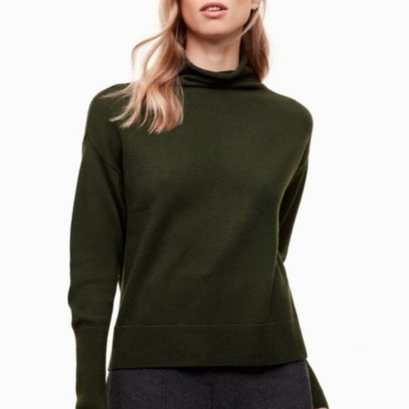 Aritzia Sweaters - ARITZIA Wilfred Cyprie Merino Mock Neck Sweater